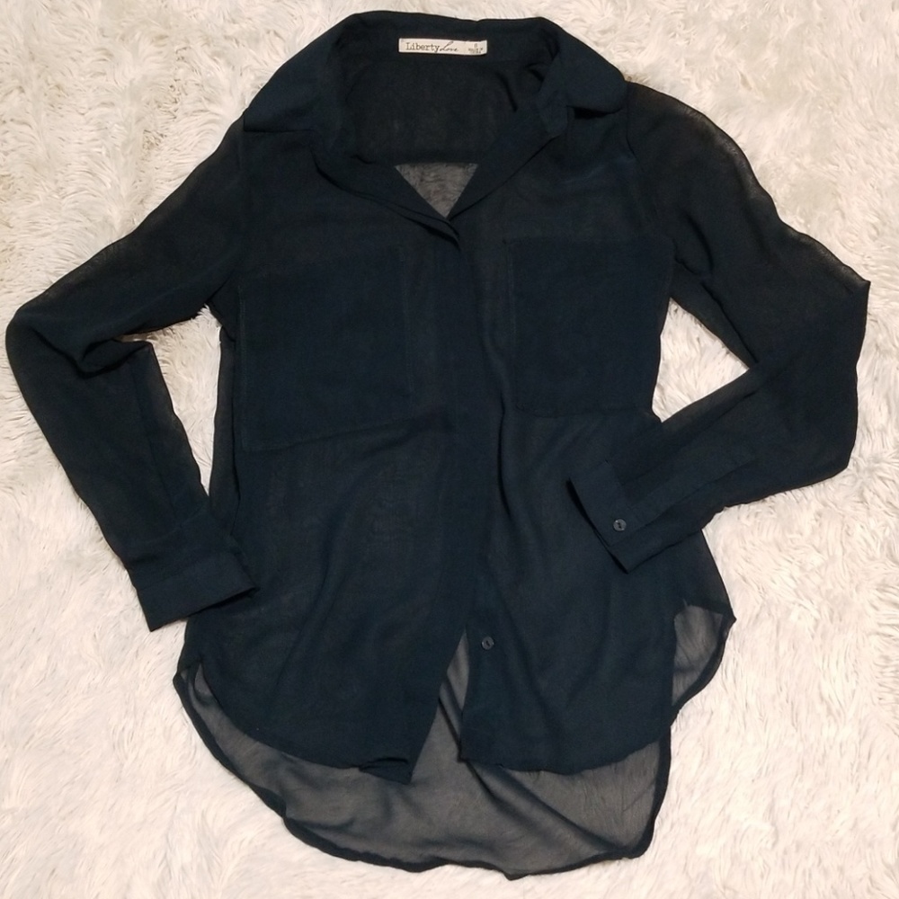 Liberty Love button down top